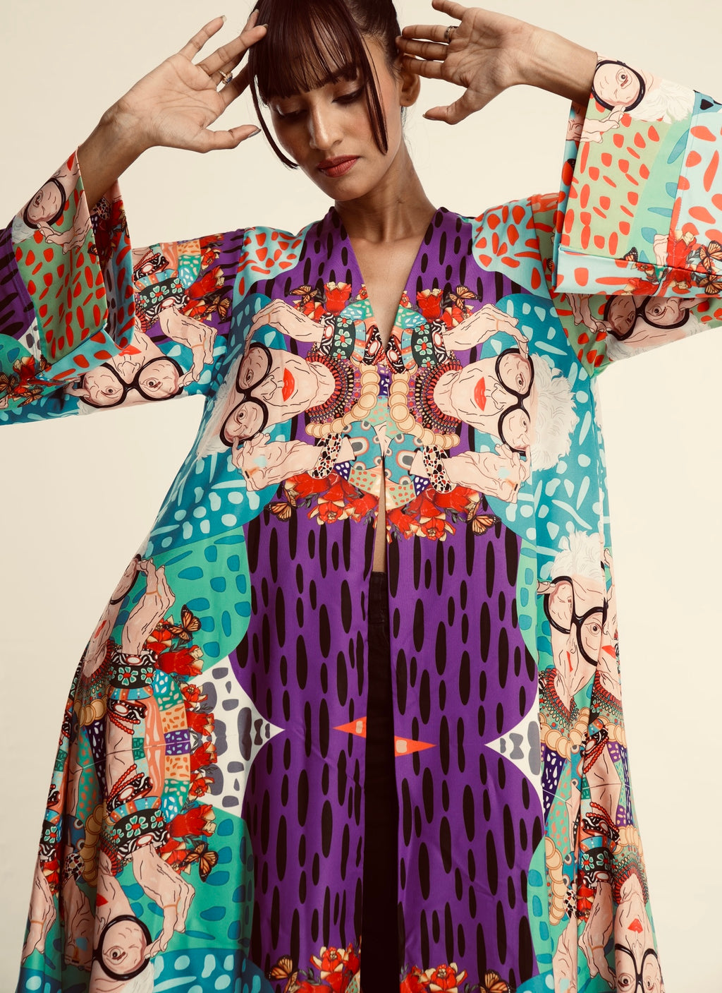 Iris - Wrap Kimono