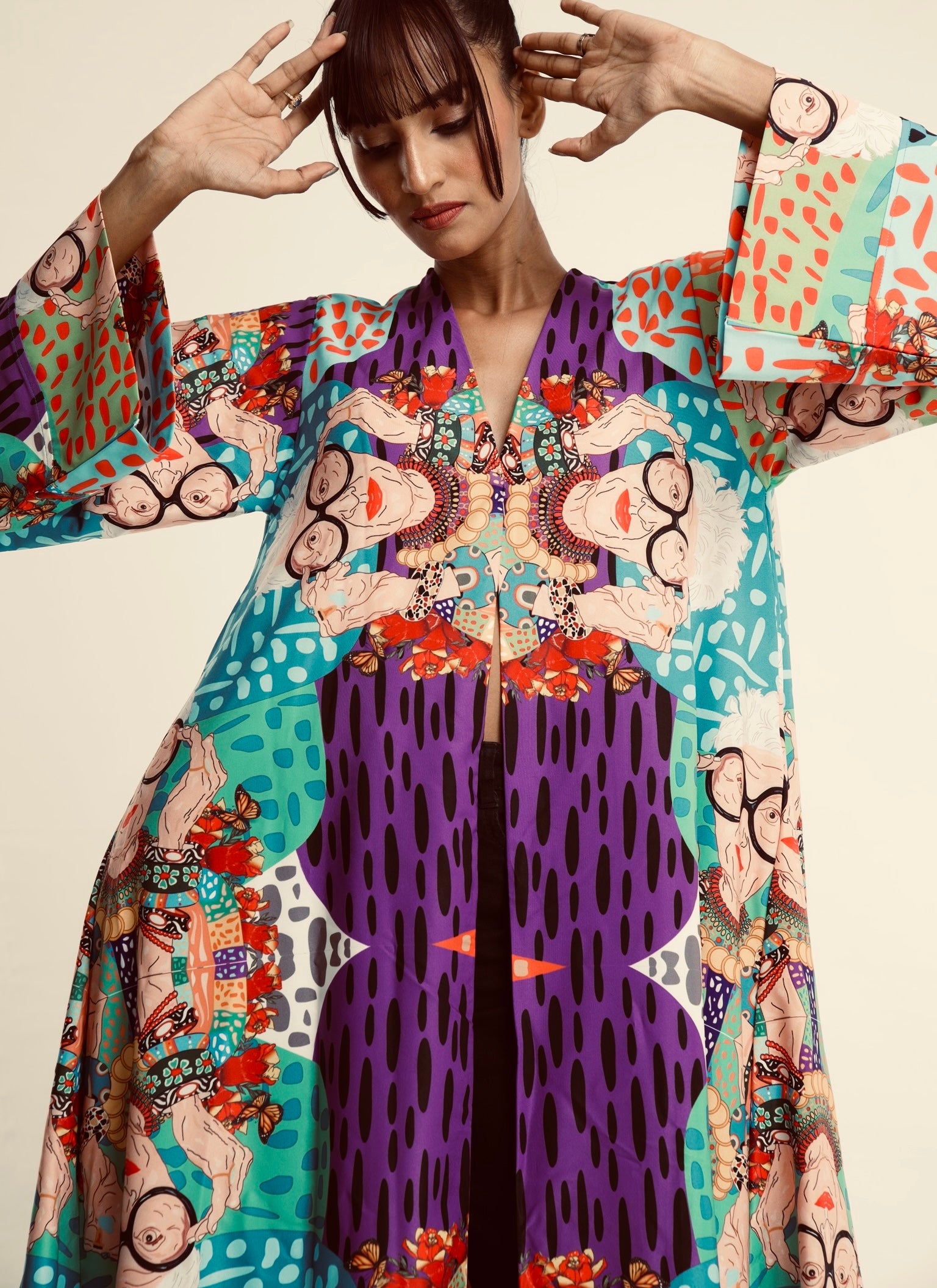 Iris - Wrap Kimono